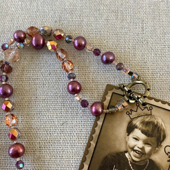 New Freshwater Pearls Swarovski Crystal & Ametrine Necklace fr Laura Hansen … - Picture 5 of 5